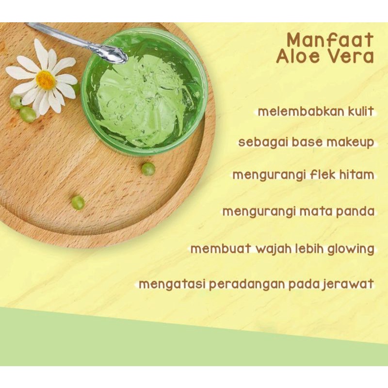 IMAGES Aloe Vera Ointment original Aloevera 92% soothing and moisture gel berkualitas