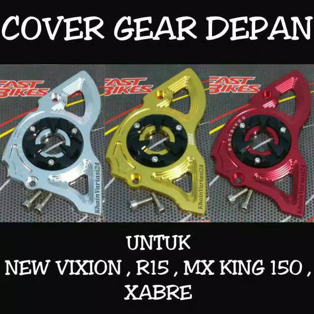 Tutup Gear Depan Cover Tutup Gear Depan Vixion,Xabre,R15 v3,R15 V2,Mx king,Mx New 135