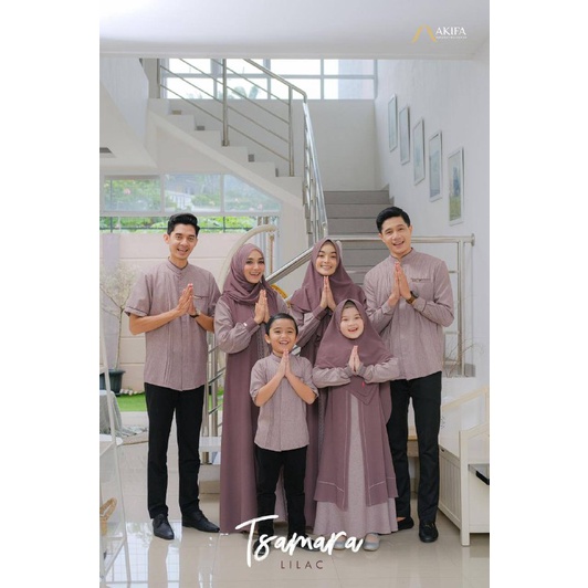 Dress Kids Tsamara Eid Series by Akifa - Gamis Muslim Anak Sarimbit Couple Terbaru