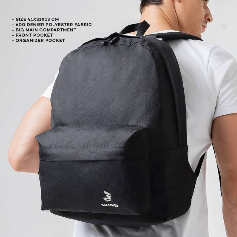 Tas punggung 3second original