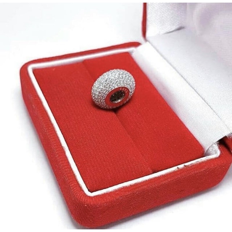 Liontin perak 925 liontin pria liontin wanita perak 925 lapis emas putih SL55