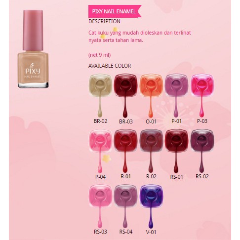 PIXY COLOR COMM NAIL POLISH KUTEK - 9ML