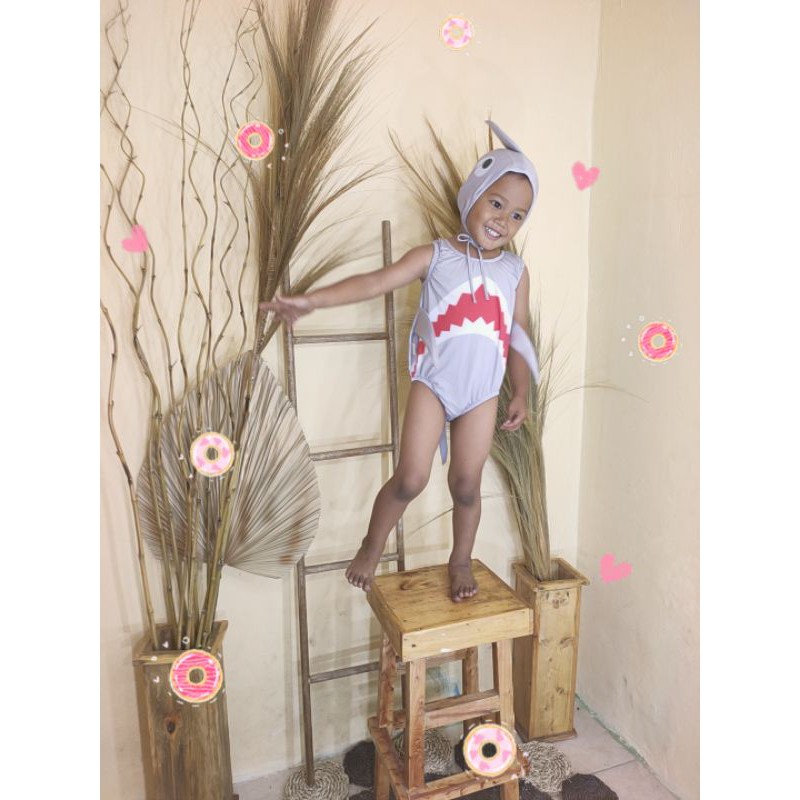 BAJU RENANG ANAK IKAN HIU SWIMSUIT