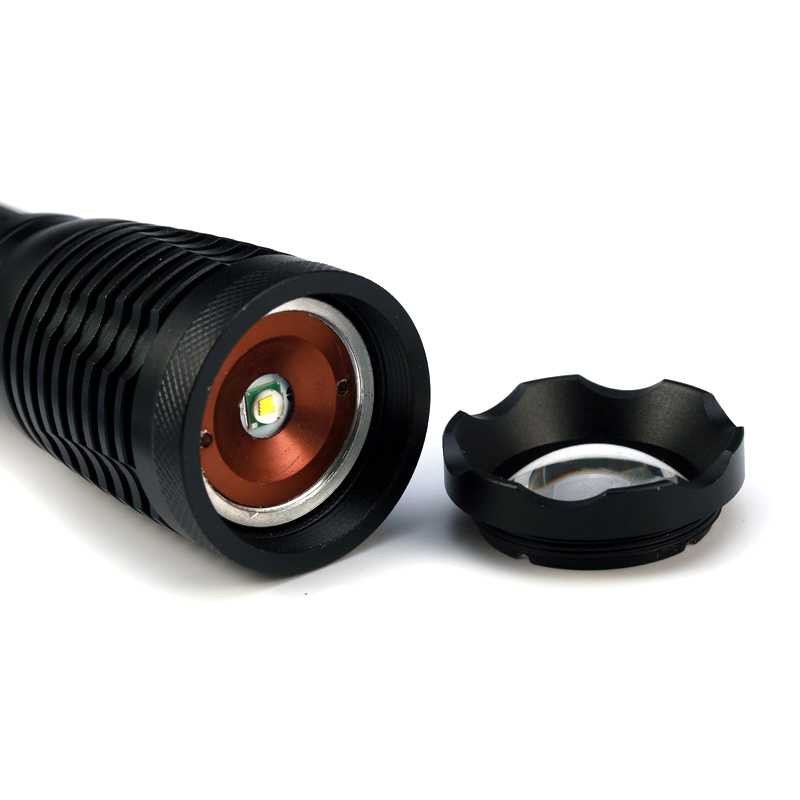 Taffware F18 Senter LED Tactical TH 09 Cree XM-L T6 8000 Lumens Flashlight Perlengkapan Outdoor