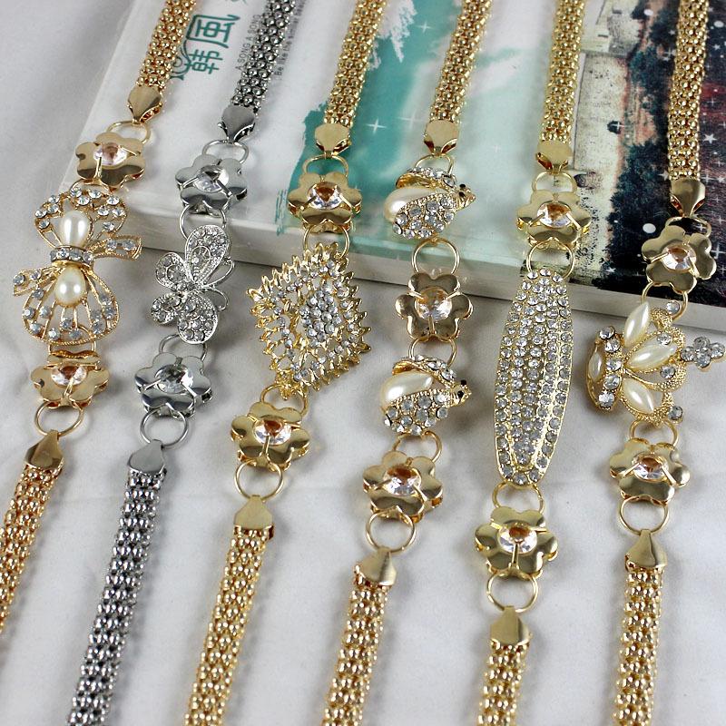 Paket Lusinan Gesper Wanita Rantai Import Style Random - Ikat Pinggang WAnita Rantai TerLaris dan Terbaru