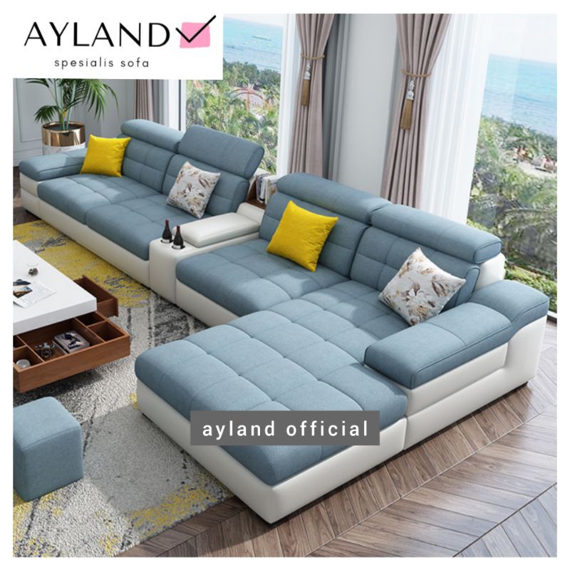 Sofa Ruang Tamu Ruang Keluarga Sofa Custom Leter L