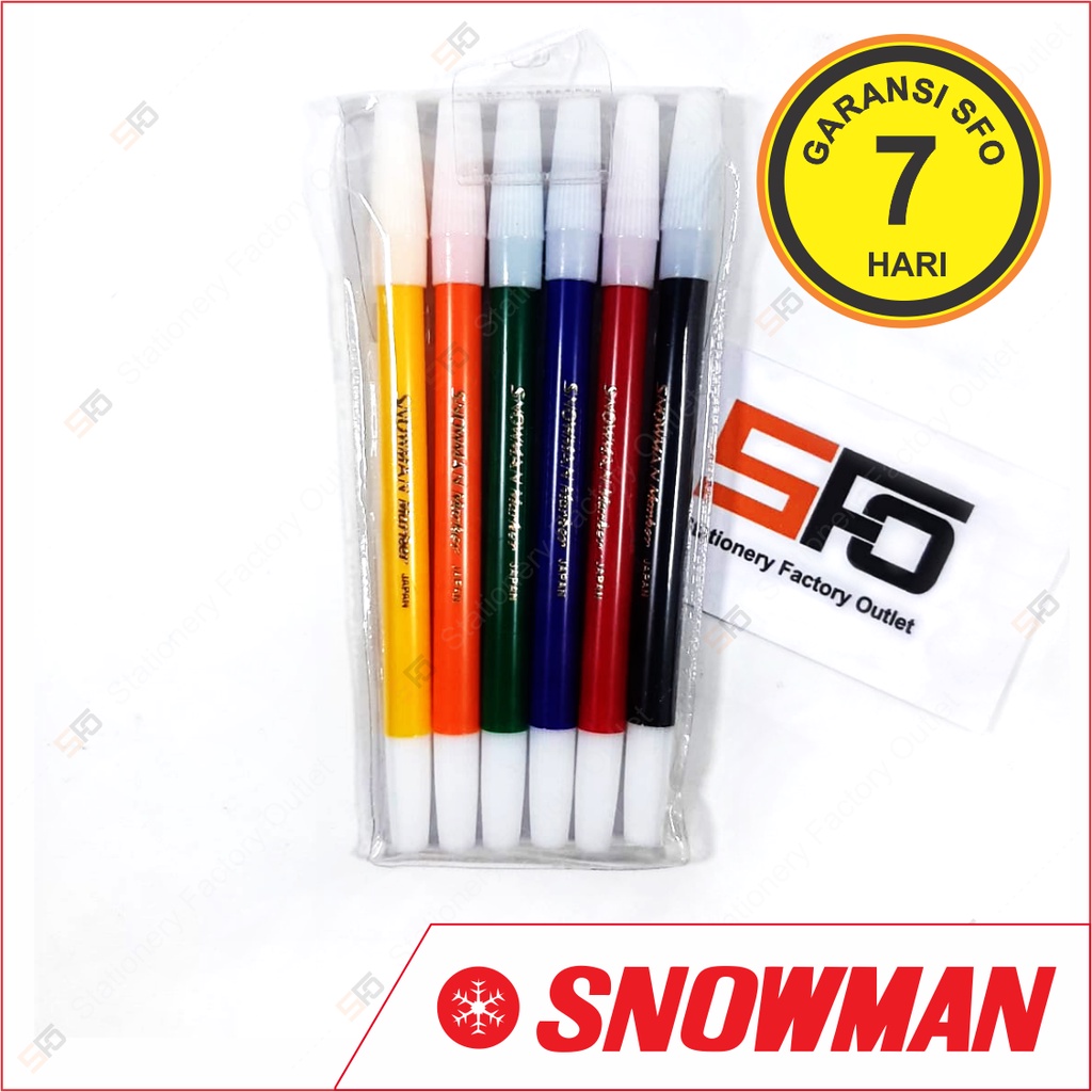 

Spidol Snowman Kecil isi 6 - SFO Semarang Official