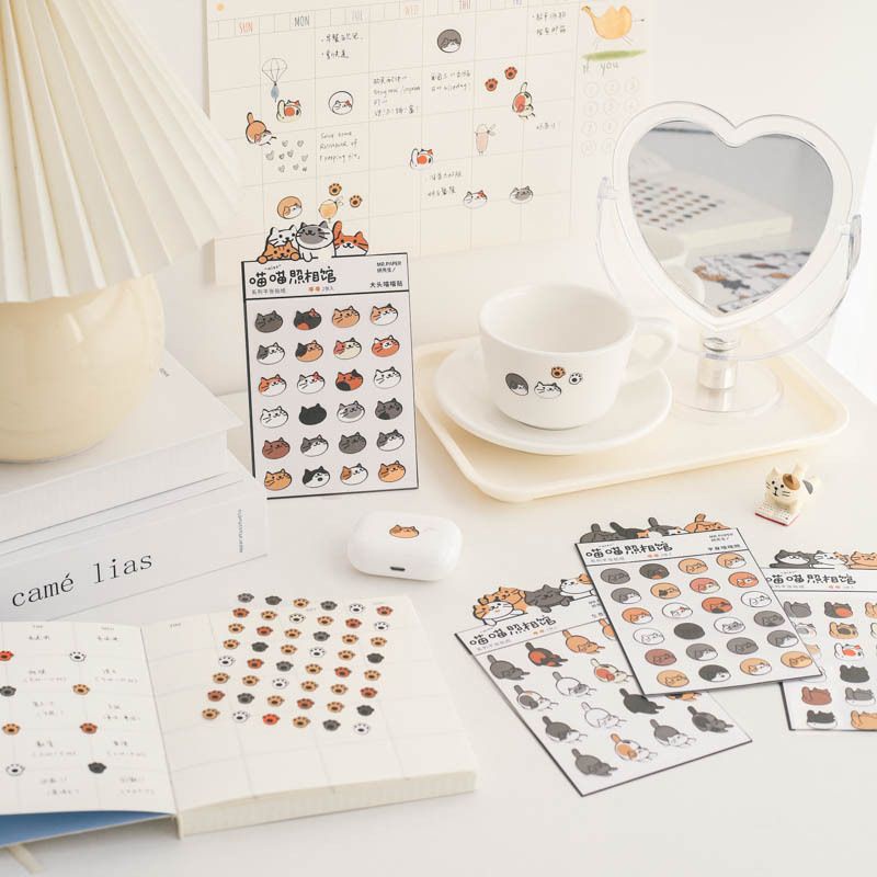 

FD019 Sticker Kucing Lucu / Sticker Journal / Sticker unik