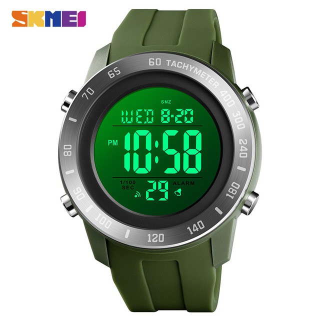 Jam Tangan Pria / SKMEI 1524 Men / Jam Tangan Digital LED ORIGINAL / SKMEI