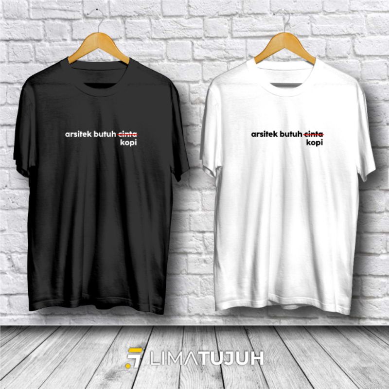 Kaos Baju Arsitek Indonesia / Kaos Arsitek Butuh Kopi Bahan Premium