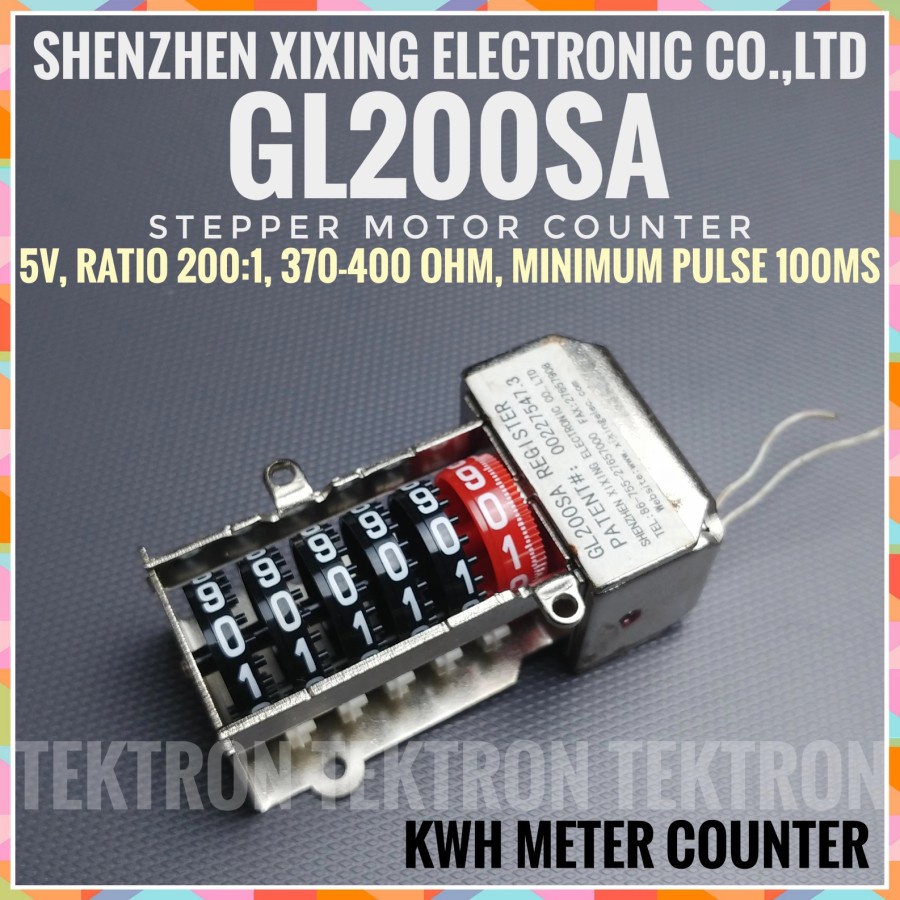 GL200SA Stepper Motor Counter KWH Meter 5V Watt Hour Meter Analog