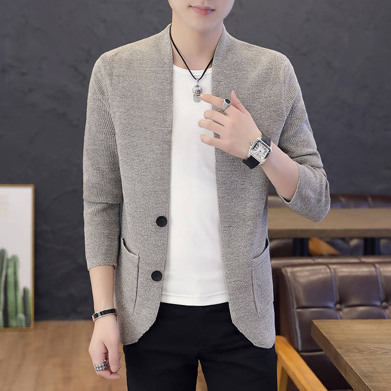 2021 Jaket Blazer Lengan Panjang Slim Fit Bahan Linen 