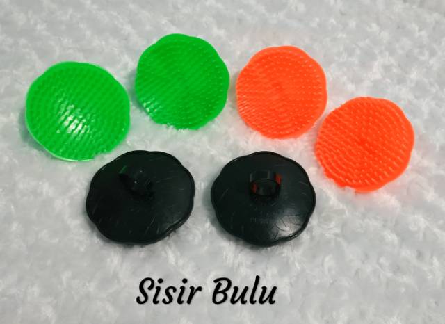 Sisir mandi kucing bulu hewan grooming plastik