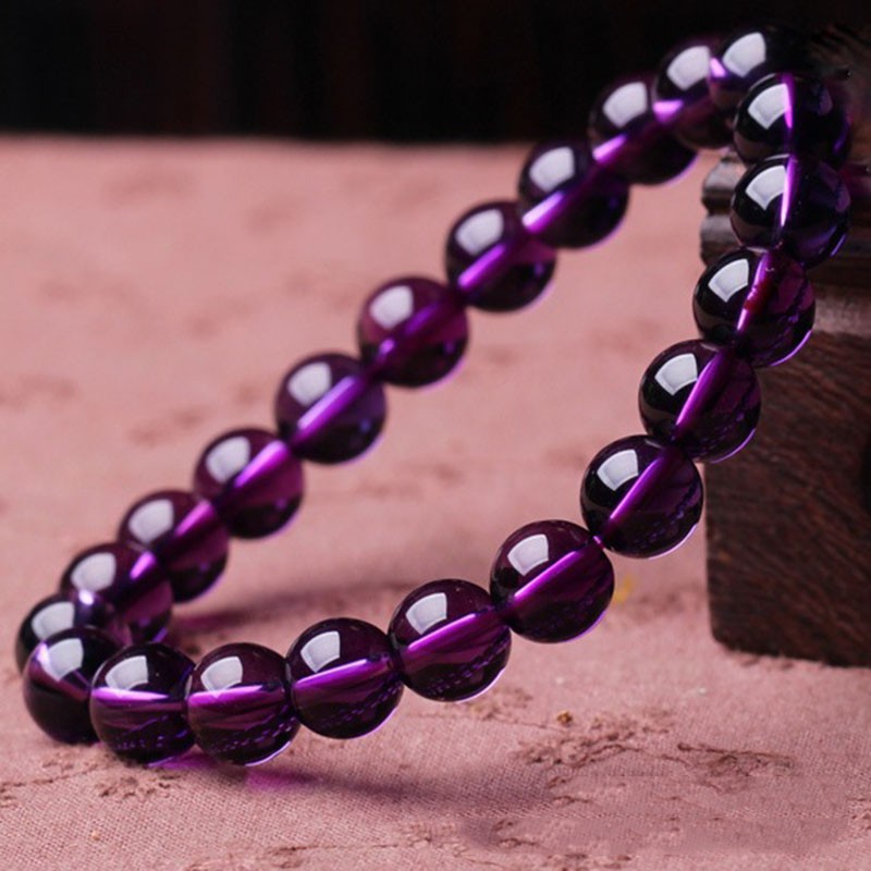 Reiki Chakra Crystal Agate Bead Bracelet 6mm 8mm 10mm