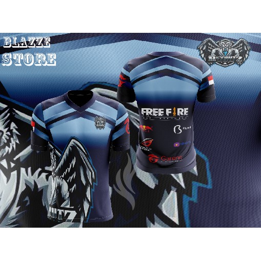 JERSEY GAMING BAJU KAOS FREEFIRE PUBG RRQ ESPORT CUSTOME DESAIN