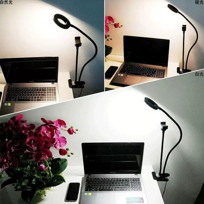 Ringlight Selfie Lazypod dengan Colokan USB ACC