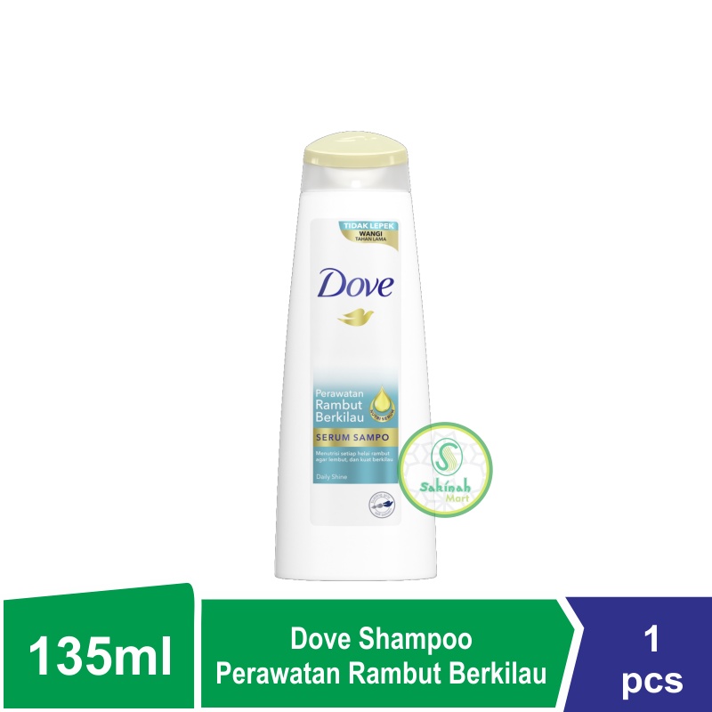 Dove Shampo Perawatan Rambut Berkilau 135ml