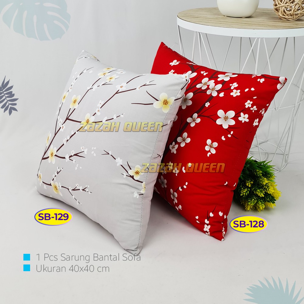 Sarung Bantal Sofa 40x40 - Motif Baru