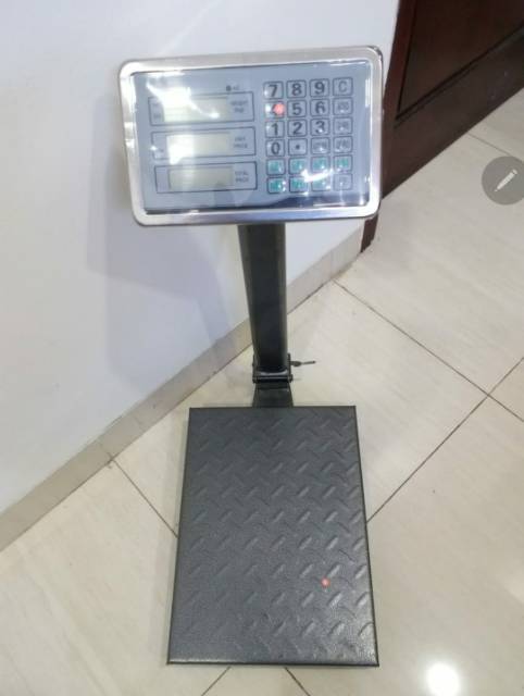 100 KG . Timbangan , Lantai , Timbangan Duduk  Digital   , Besi  Platform