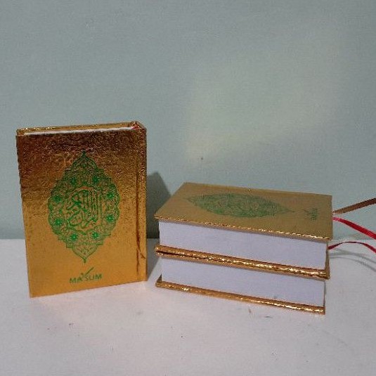 Alquran Cover Emas Saku / Al Quran Emas Mini Murah