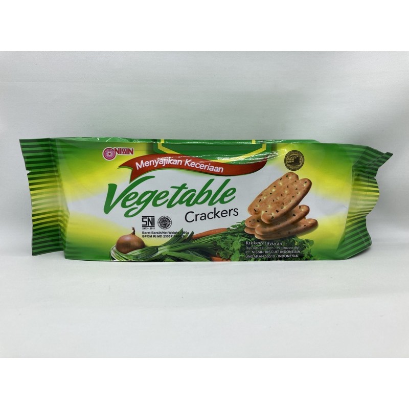 

Nissin VEGETABLE CRACKERS 160g YANG PANJANGGG