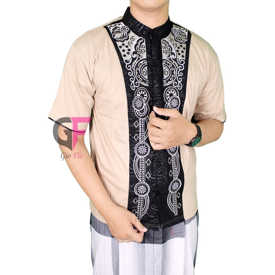 GIOFLO Kemeja Masa Kini Baju Koko Betawi