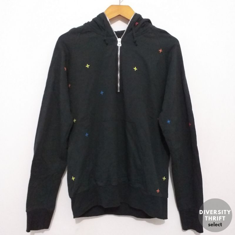 AIRPLANE SYSTEM Half Zip Hoodie Anorak / Cagoule - All Over Print