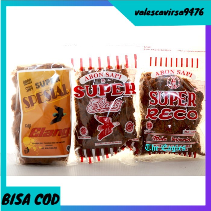 

⭐BISA COD⭐ Abon sapi SUPER elang Solo Special 250 gr Halal MUI makanan ringan dr - Manis