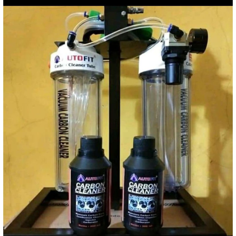 Paket Gurah Mesin Carbon Clean 300ml 1 dus (24 botol ) dan Alat vacum 2 Tabung