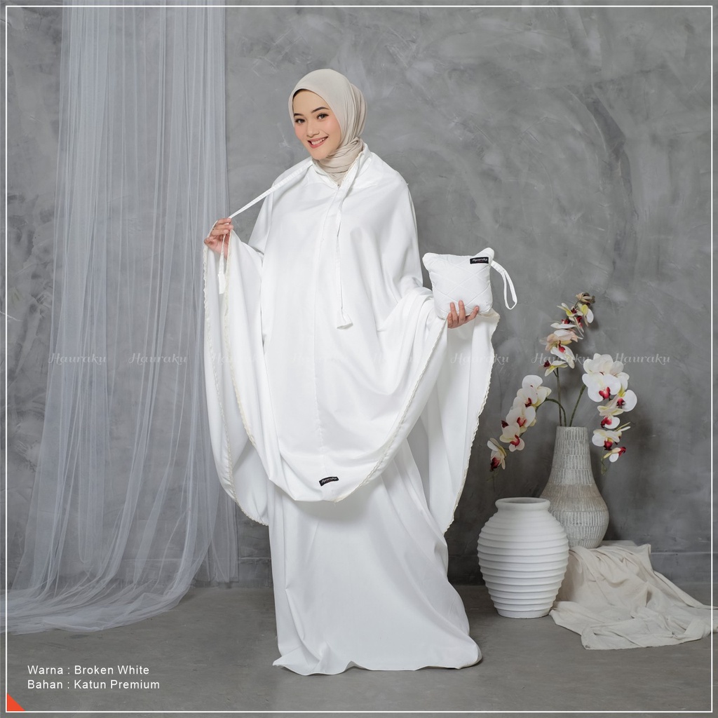 Mukena Dewasa 2 in 1 Katun Premium Traveling