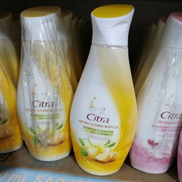 Citra Hand & Body Lotion 60ml Bengkoang Pearly White Mutiara Melembabkan Kulit Cerah Seharian