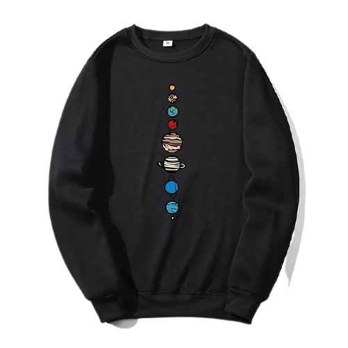 CREWNECK PRIA SWEETSHIRT HnM PLANET GLOBAL FLEECE TEBAL UNISES / CREWNECK PRIA MURAH