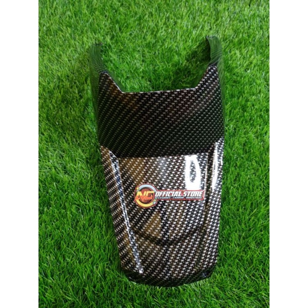 COVER DEK MESIN BEAT NEW 2017-2019 CARBON