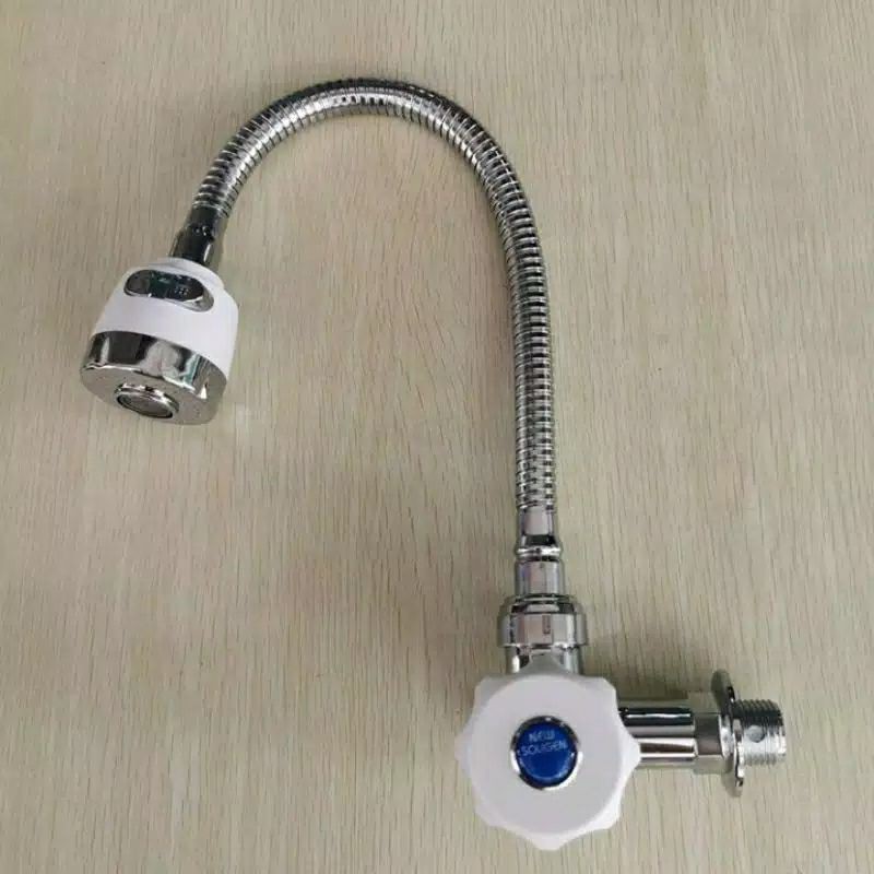 KRAN ANGSA FLEKSIBEL SOLIGEN / kran cuci piring GRATIS SEALTAPE