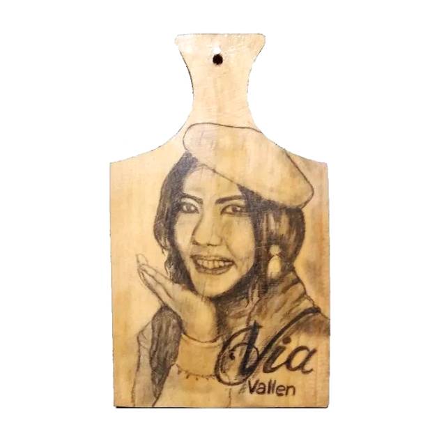 Sketsa Wajah Talenan Kayu Lukis Sket Wajah