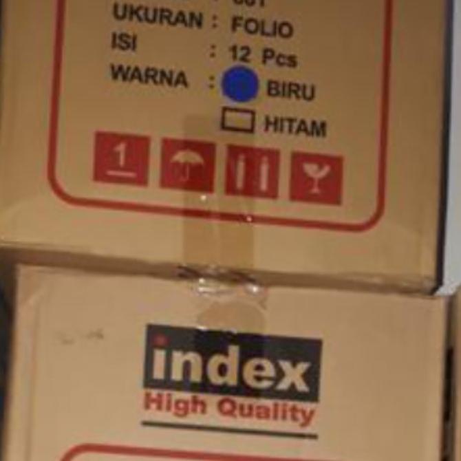 

Office & Stationery | Document Organizer | Odner Index F4 7Cm Biru Per Dus(12Bh) | Best Seller