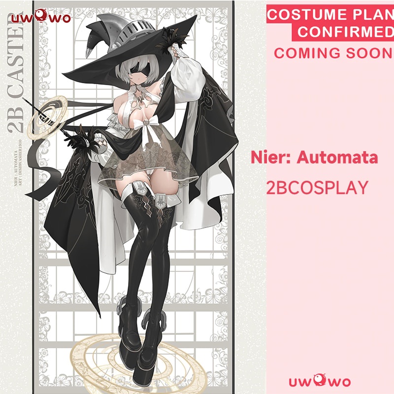 PREORDER $1 Deposit = $8 Coupon UWOWO××DISHWASHER1910 Nier: Automata 2B Caster Fanart Cosplay Costum