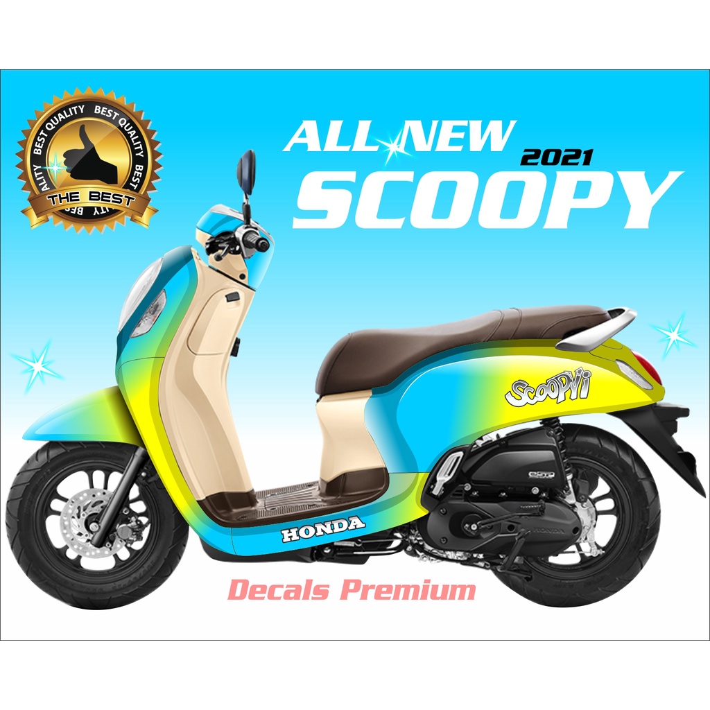 DECAL SCOOPY GRAFIS SIMPLE / SCOOPY 2021