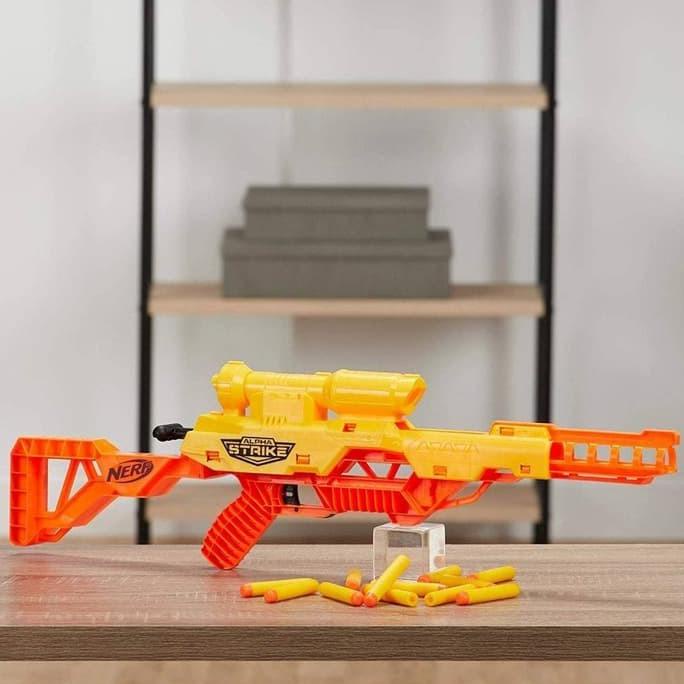 Nerf Alpha Strike Sniper Alphastrike Pistol Senapan Gun HASBRO