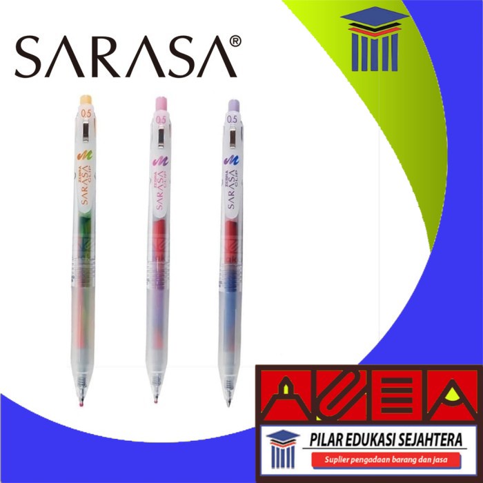 

BOLPEN / PULPEN SARASA MARBLE COLOUR 0.5 (1 PCS) MURAH