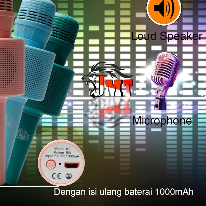 ► Mic karaoke wireless bluetooth WSTER K9 SMULE KARAOKE ☪