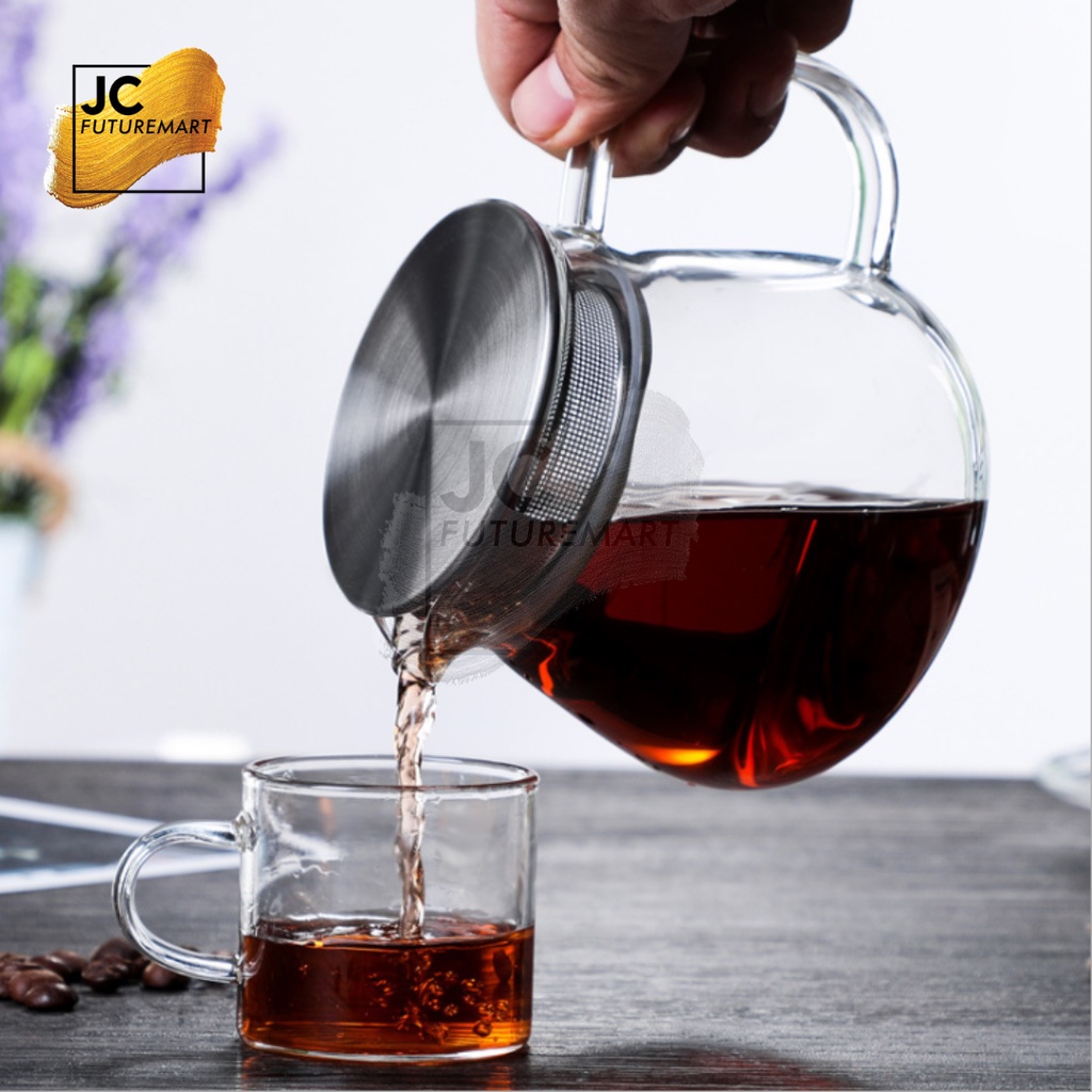 COFFEE SERVER KOPI DAN TEH 450ML TUTUP STAINLESS SARINGAN - SDN450