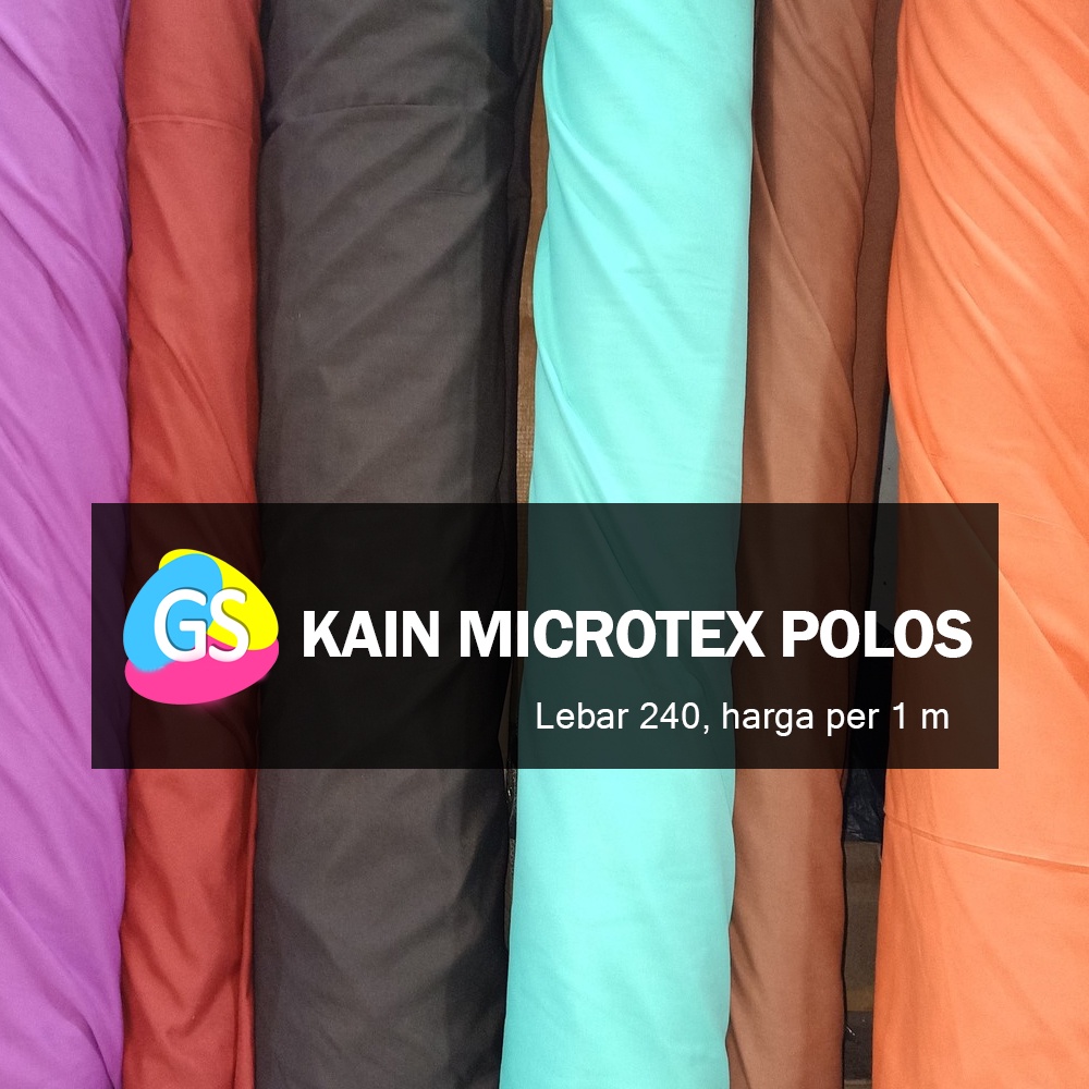 Bahan Kain Sprei Meteran Katun Microtex Disperse Polos