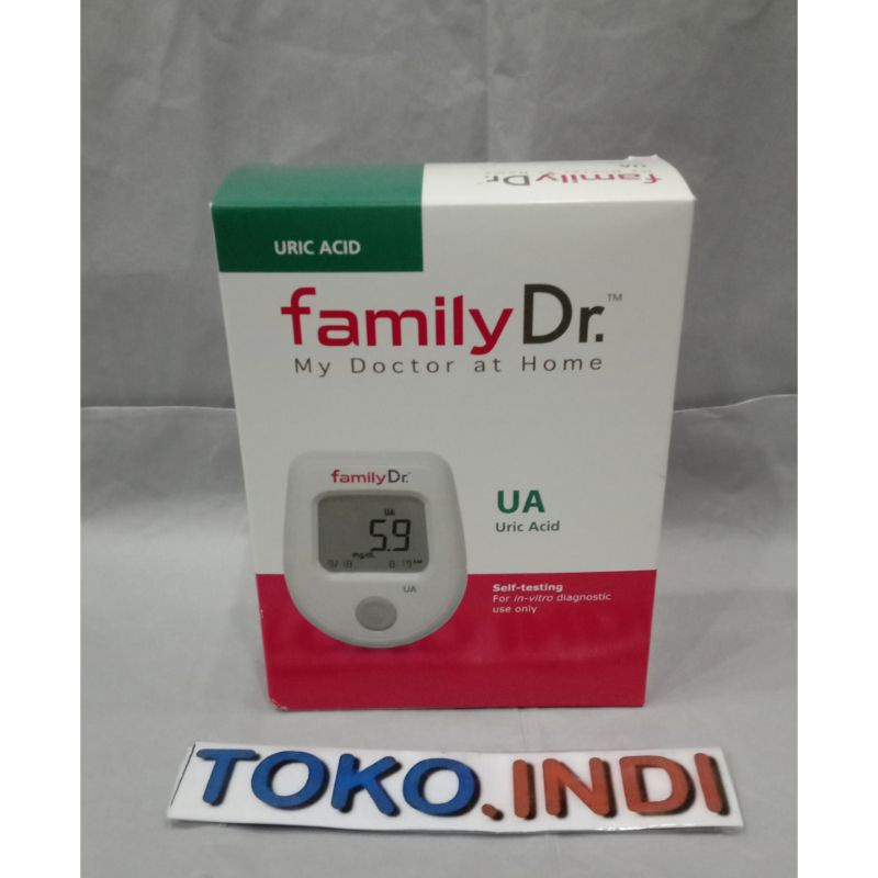 FamilyDr Uric Acid / Alat Tes Asam Urat FamilyDr