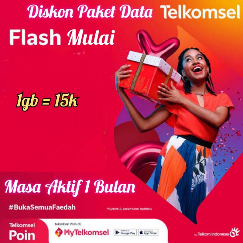 Promo  Kuota , Data , Paket Internet Telkomsel semua nomer 24 jam masa aktif 30 hari.