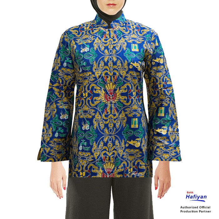 BATIK TRUSMI HAFIYAN OFFICIAL SERAGAM BATIK PUPR WANITA BLUS KEMENTRIAN PUPR KHUSUS 4XL 5XL PRE ORDE