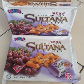 

Sultana Biskuit Kismis Individual Pack 5s / Sultana Raisin Biscuit 136g