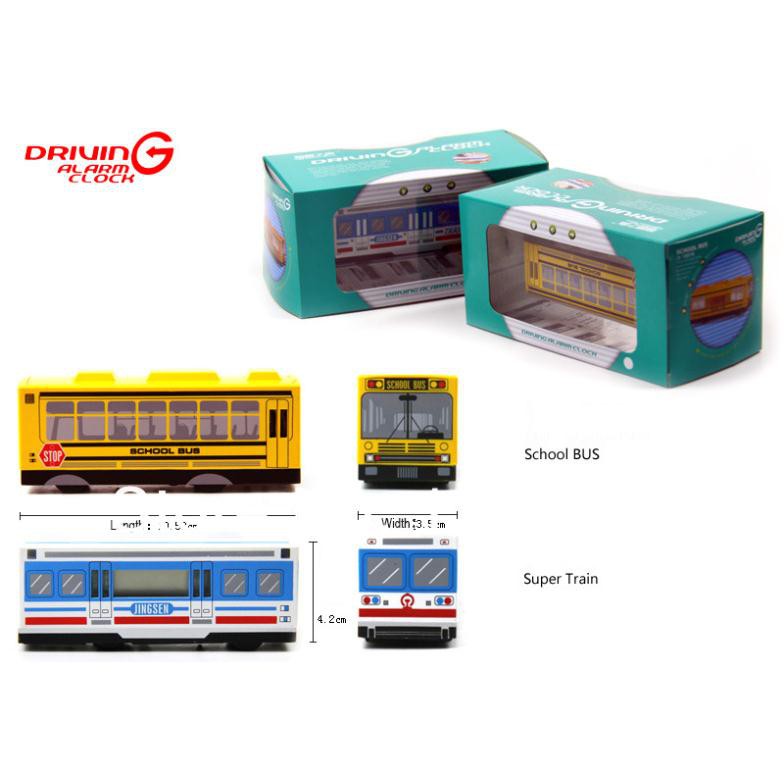 Driving Alarm Clock School Bus Model - Anti Fall Down Sensor