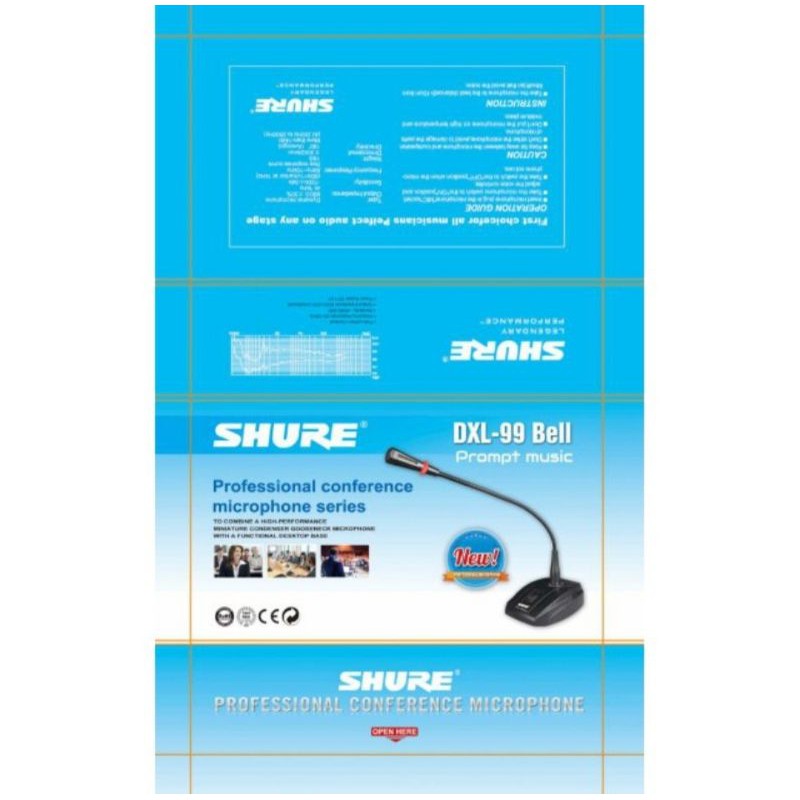 Mic Meja Shure DXL - 9 Bell