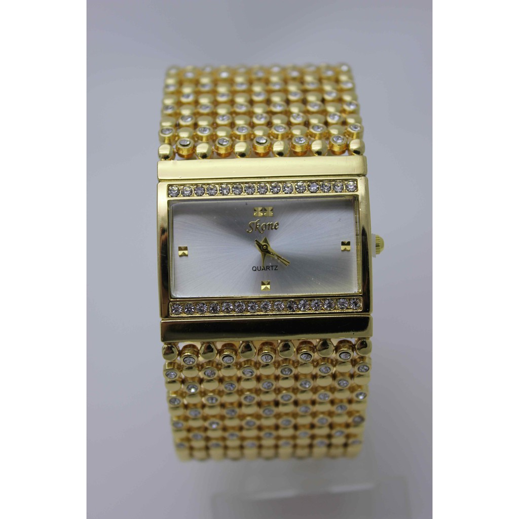 Skone - Jam tangan wanita fashion watch mewah ladies Gold silver titanium